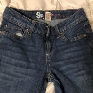 Cute girl kid size 12 boot cut jeans
